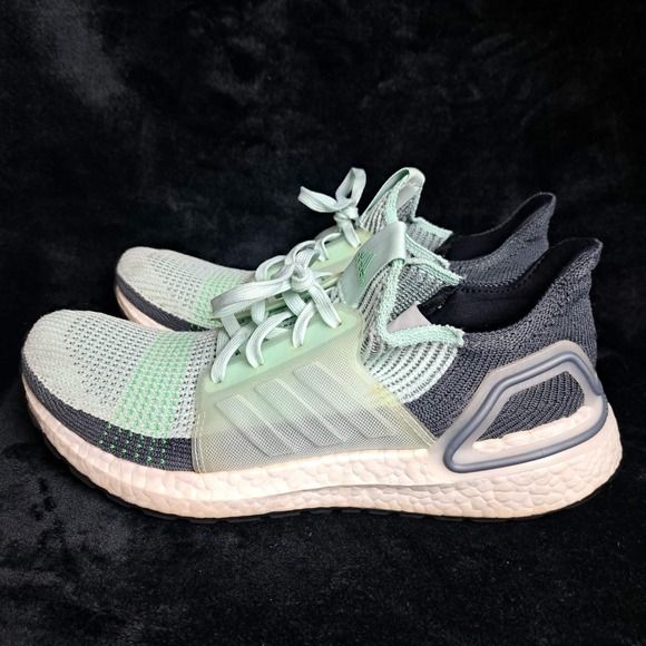 adidas Shoes - Womens Adidas Ultraboost 19 Ice Mint Green White Grey Shoes F35285 Size 9.5